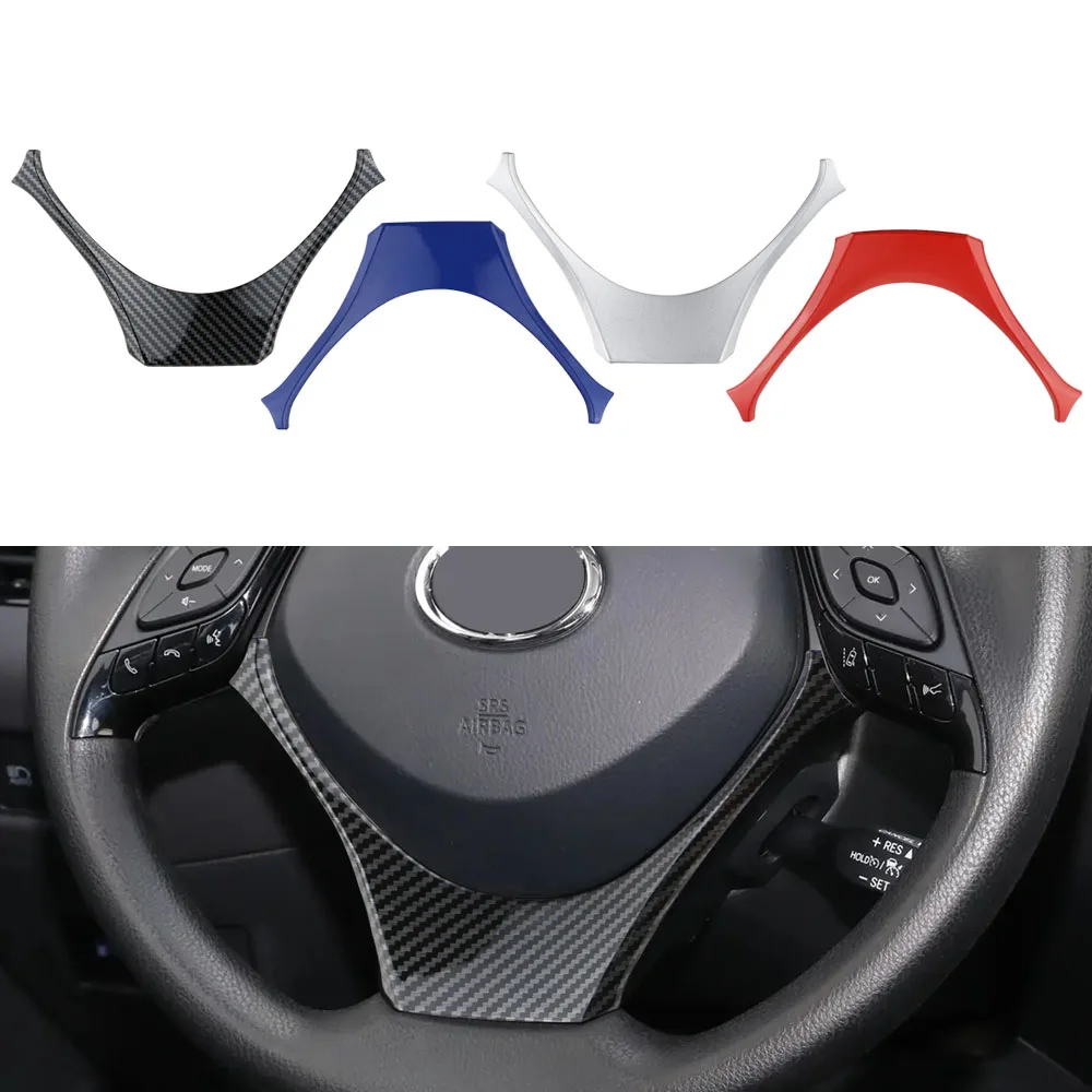 Do Toyota CHR C-HR C HR 2016-2023 Naklejka dekoracyjna na kierownicę Akcesoria do wnętrza samochodu