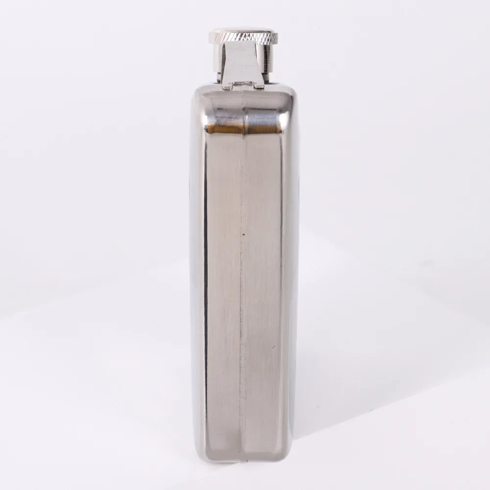 

5 Oz Thickened Stainless Steel Portable Carry-on Outdoor Wine Set Steel Oil Pot Oil Type Wine Pot Camping Cookware