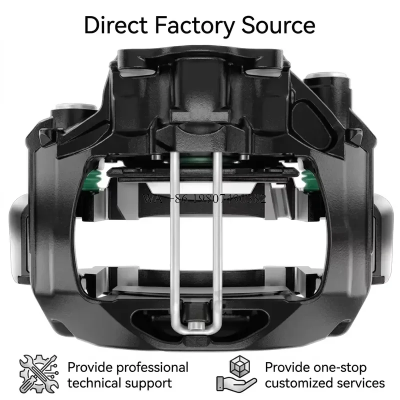 wmwmnu Heavy Duty Truck Brake Caliper for OE 6402220020 27.5kg Ductile Iron Fixed High Temperature Resistance - view 2