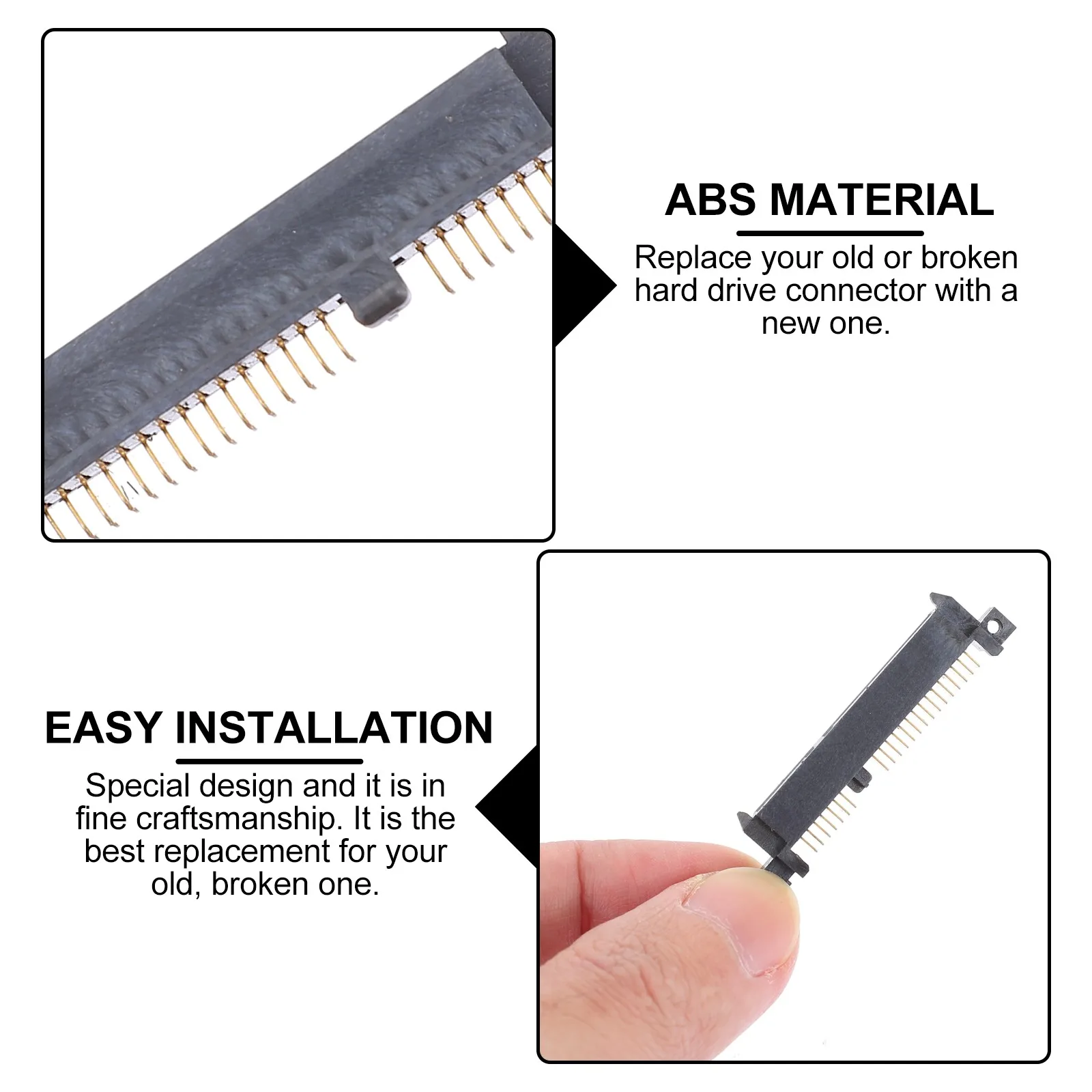 

Hard Drive Connector Reliable Laptop Part Designed for Interposer Adapter Replacement Upgrade Repair Connector