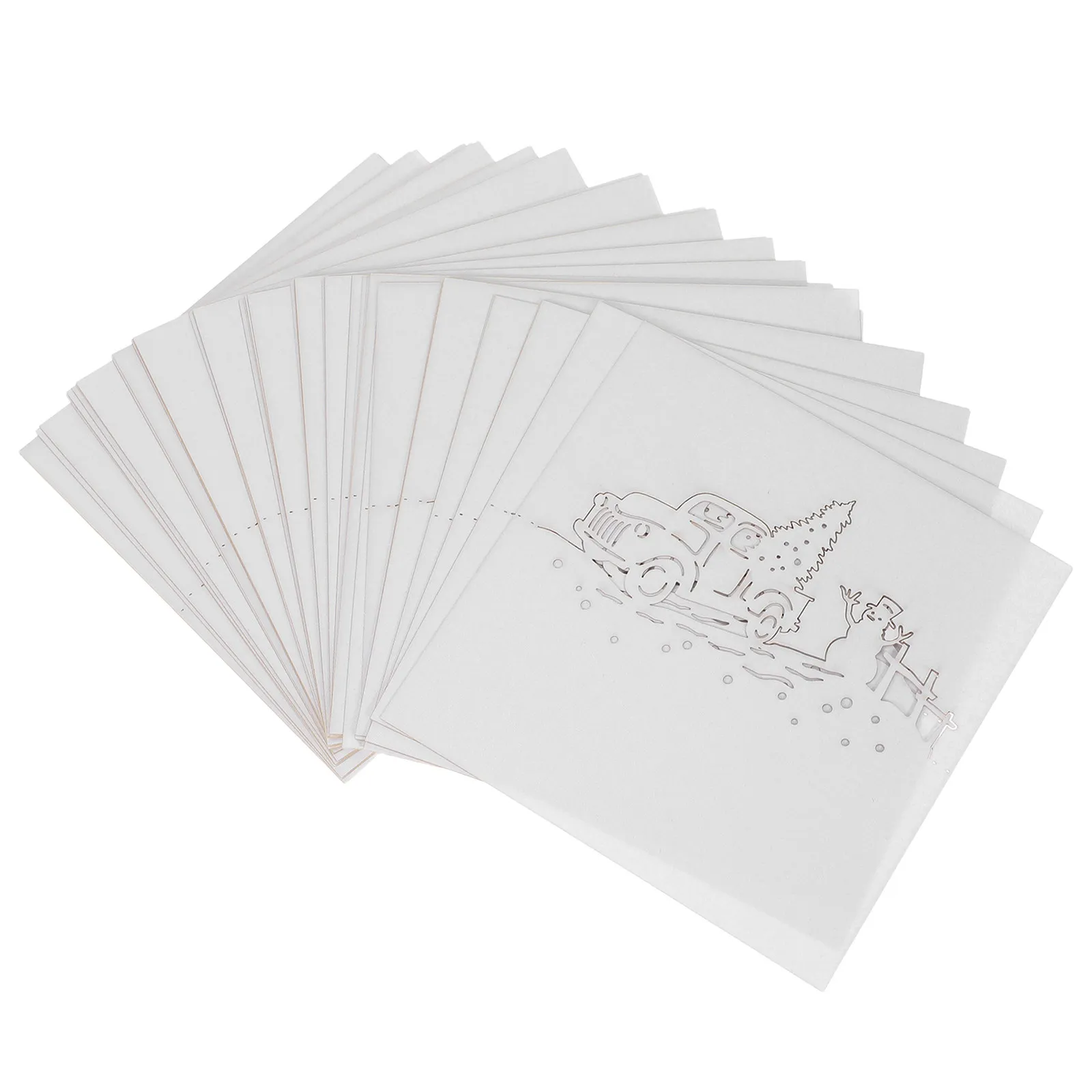 Christmas Table Cards Pieces Holiday Party Place Cards Wedding Seating Invitations Festive Event Decoration