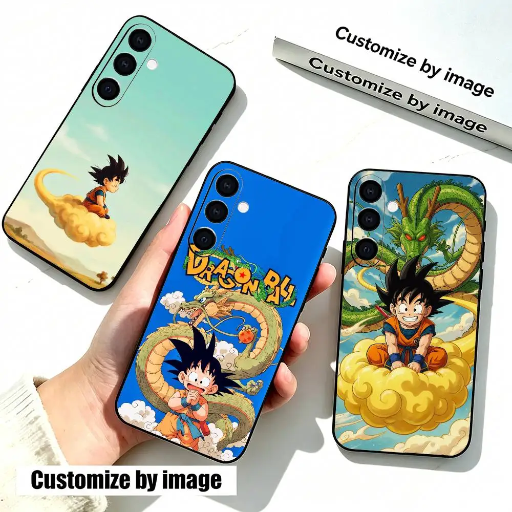 Cute Son G-Goku mini Dragons B-Ball  Phone Case For Samsung Galaxy A73,A72,A71,A70,A53,A52,A51,Others Soft Black Cover