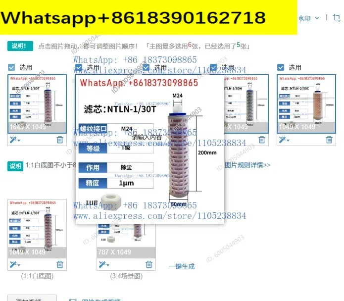 1PCS High pressure blowing nitrogen generator pipeline precision filter NTLN-2/30A NTLN-1/30A NTLN-5.0/30T