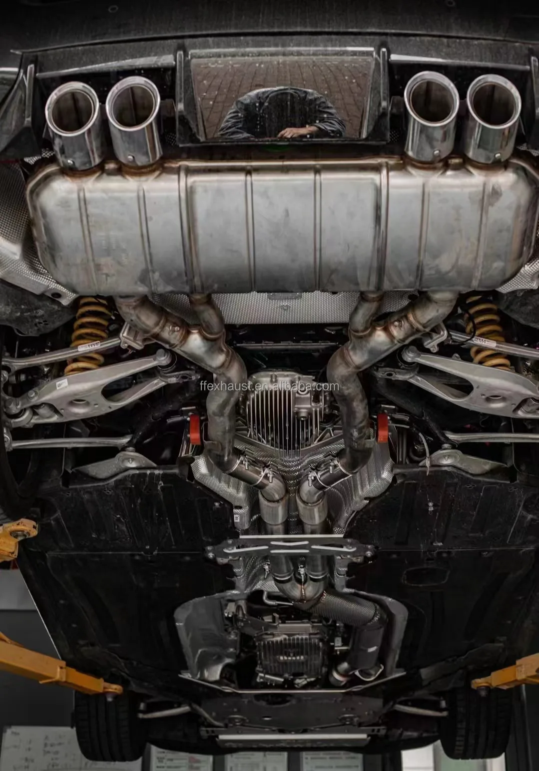 Tuyau avant d'échappement à longueur égale, nouveau Design, Performance, pour BMW M2 G87, tuyau central