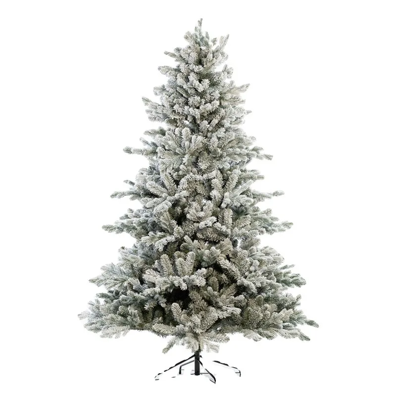 

Christmas tree ornament floor-to-ceiling flocking, luxury home pvc encryption package, Christmas DIY