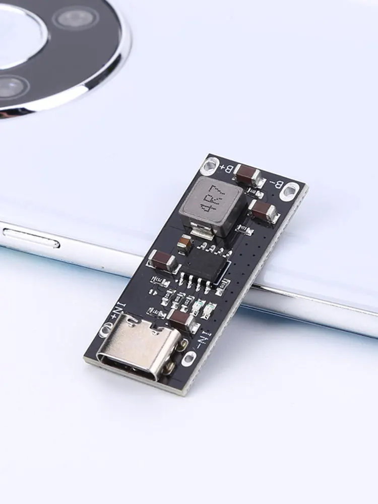 Płytka szybkiego ładowania 3A 5V do 4,2V 4,35V Płytka modułu zasilania typu C ze wskaźnikiem Automatyczne wykrywanie dla komputera