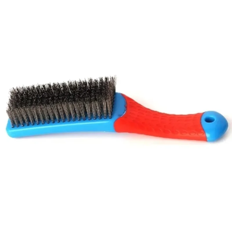 Professional Household Wire Brush Not Shed Metal Steel Brush Burnishing Rust Removal Multipurpose Cleaning Brush