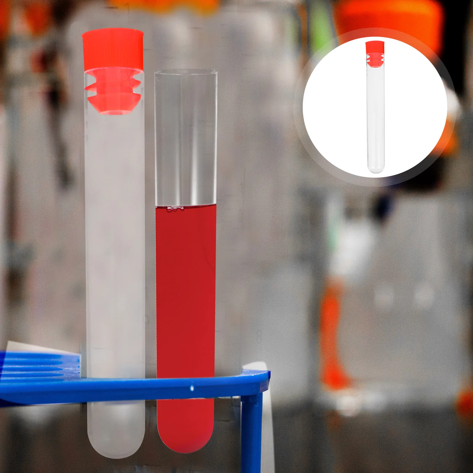 

12 pcs 16X150Mm Plastic Test Tube Clear Premium Hard Shell Leak-Proof For Travel Lotion Sample Storage With Aluminum