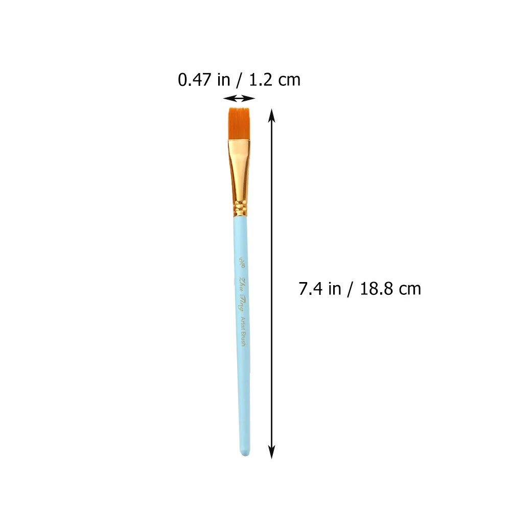 

10 Pcs Paint Brush Set Watercolor Gouache Pink Copper Pipe Wood H Painting Brushes Artist Supplies Art Tools