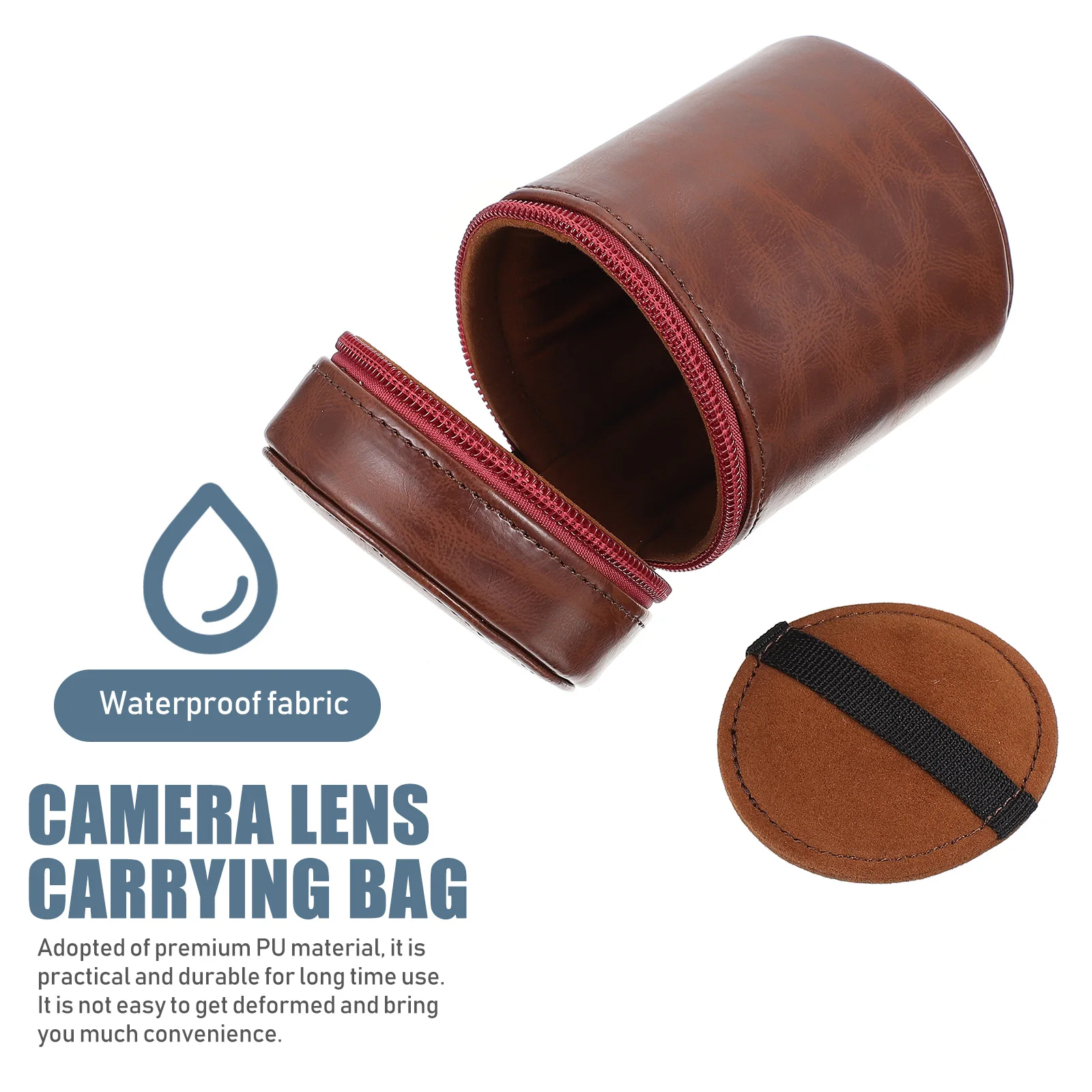 

Lens Bag Camera Case Bags Pouches Protective Water Proof Storage Pu Holder Cases