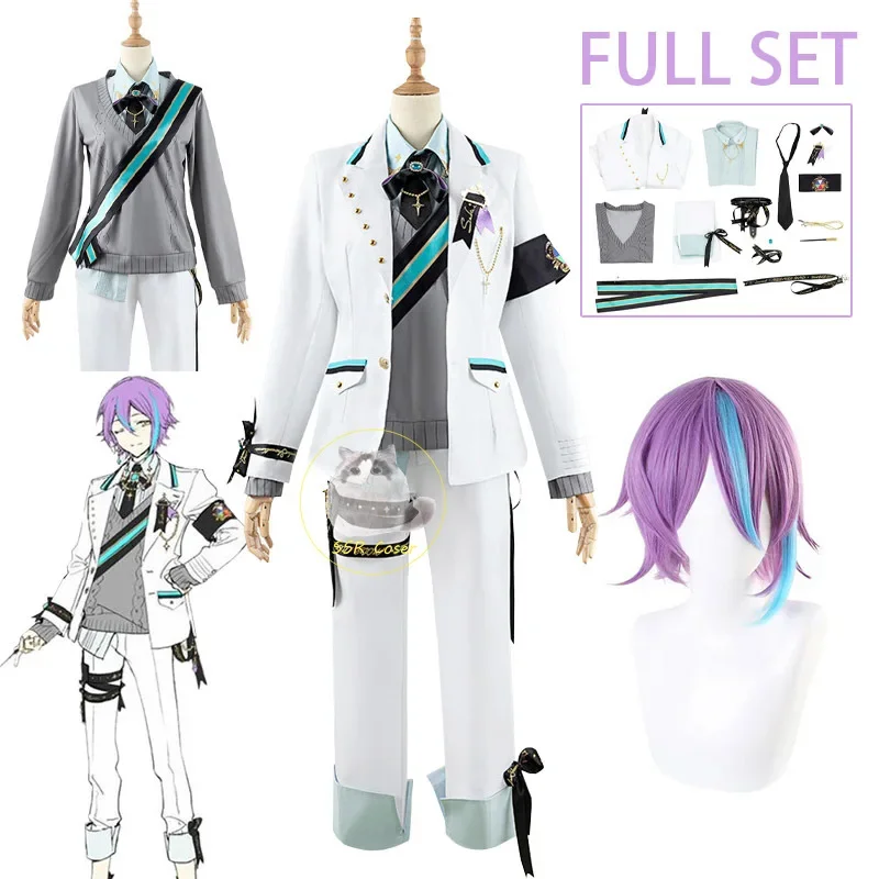 Kamishiro Rui Cosplay Project Sekai Colorful Stage! Feat Vivid BAD SQUAD Cosplay Costume Uniform Jacket Wig Halloween Clothing