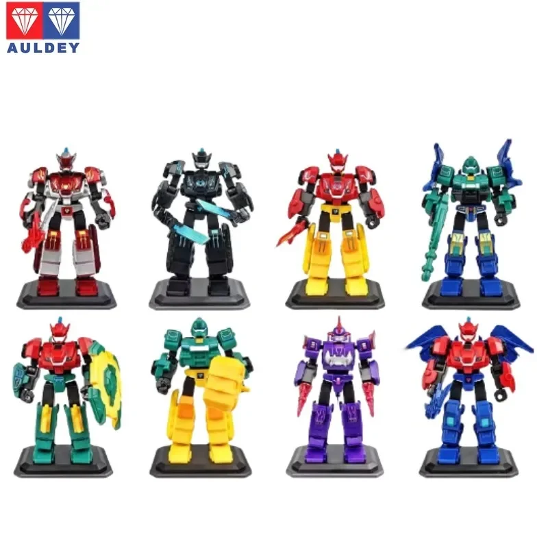 

In stock AULDEY‌ Original Quantum Team Mecha Frenzy Dinosaur Guarding and Assembly Can Do Activated Figure Model Holiday Gift