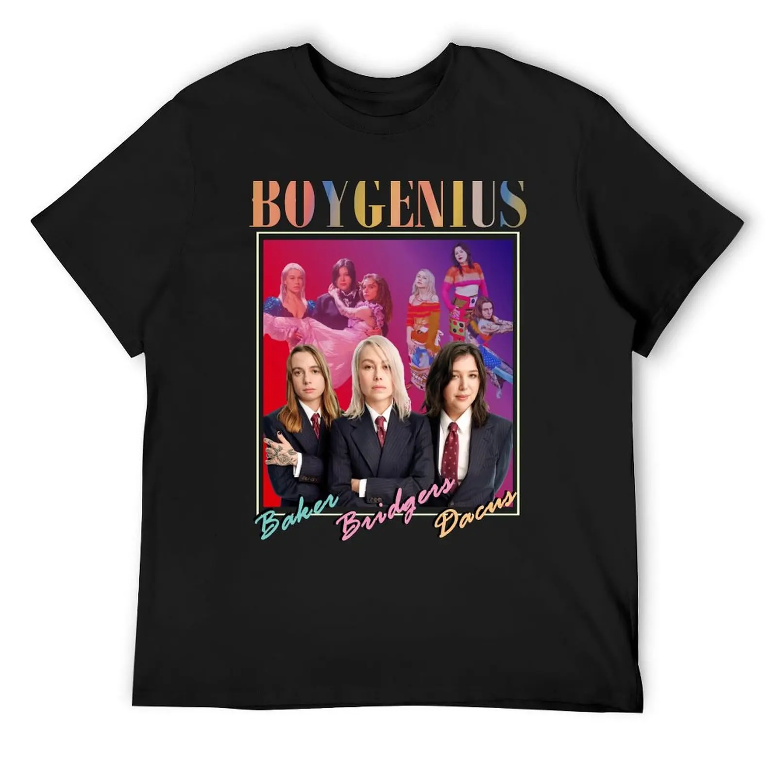 

BOYGENIUS 90s Design Merch The Record Band Label T-Shirt summer clothes vintage t shirts vintage clothes shirts men graphic