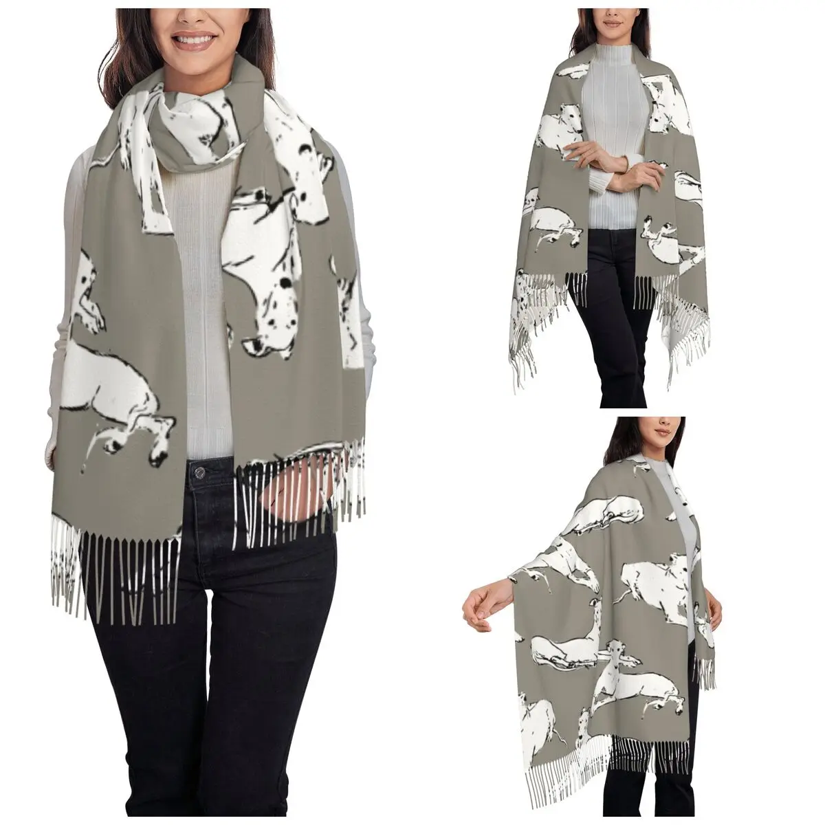 Relaxing Greyhound Whippet Sca - Pashmina Wrap Large avis et prix