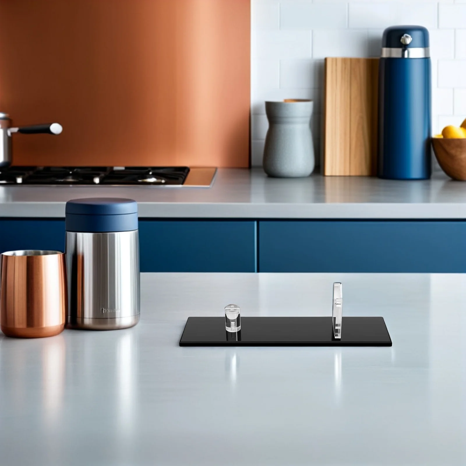 

Display Stand Countertop Knife Holder Product Storage Rack Holders Decorate Acrylic Shelf