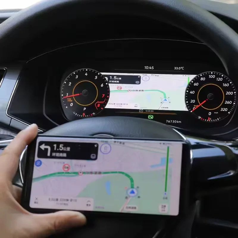 

RoadNavi LCD Digital Cluster for Golf MK7 2013-2020 Dashboard Panel Speedometer