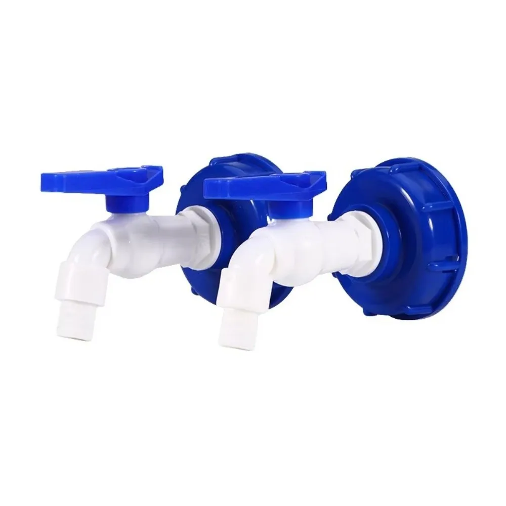 Leak-Proof IBC Tank Tap Adapter Valve Easy Open Close Acid Alkali Resistant Water Tank Faucet Plastic IBC Container Faucet
