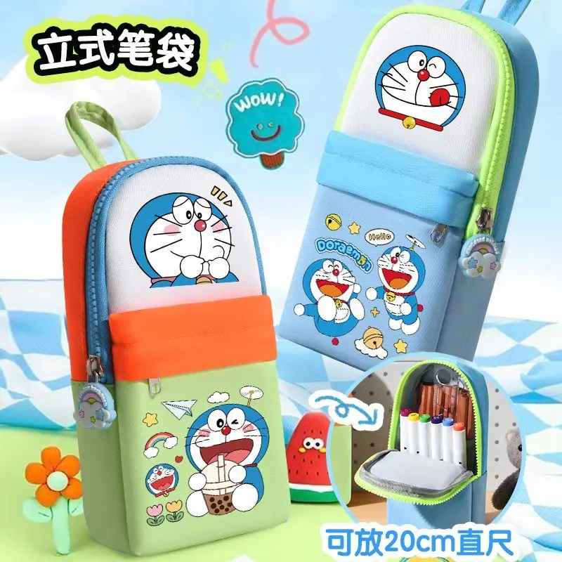 

Doraemon anime pencil bag for male and female students, cute multi-layered large capacity creative trendy cartoon pencil case
