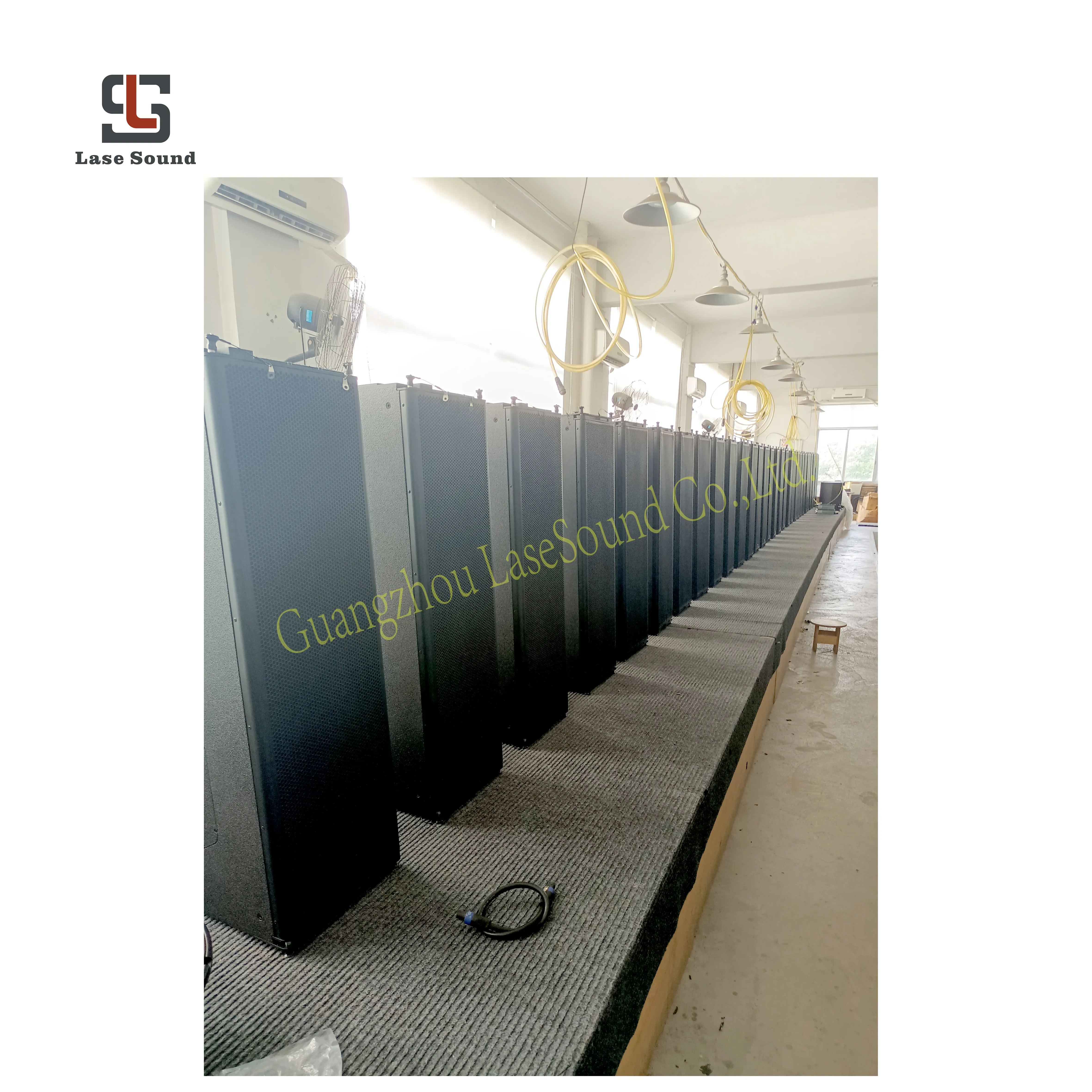 pa System Speaker Professional 3 Way Dual 12-Inch Line Array Speaker for Concerts and Outdoor Events