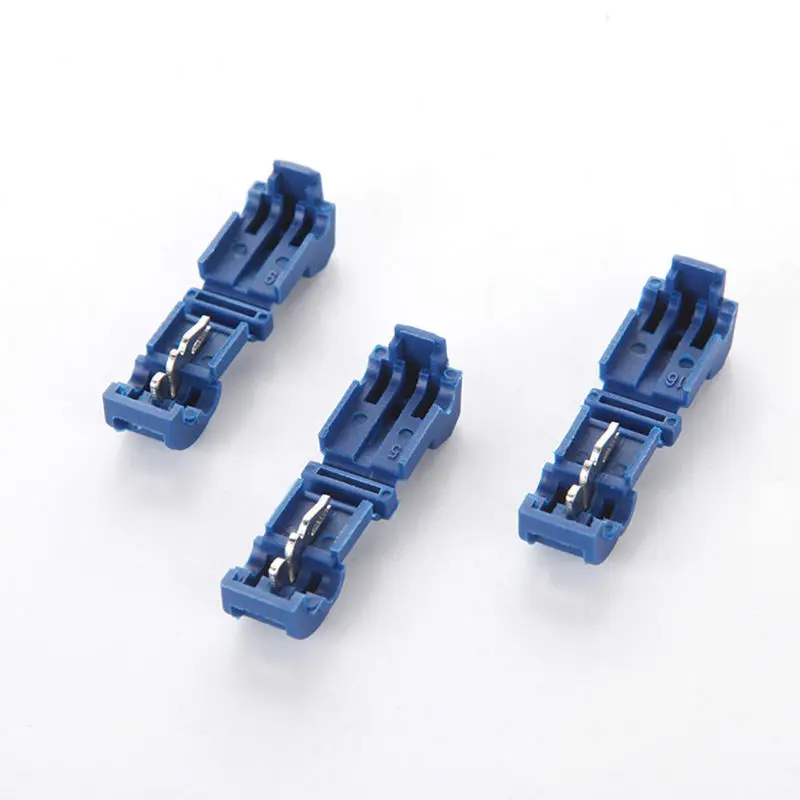 Set of Wire Connectors disconnect Blue Electric Lock 50 Pair Cable Quick Splice High Quailty Terminal Clip Crimp