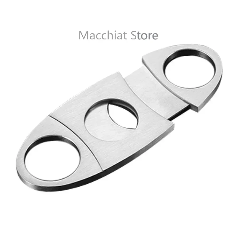 

50pcs Cigar Cutter Puro New Stainless Steel Metal Clipper Cigar Cutter Guillotine For Gift Accessories Cigar Scissors