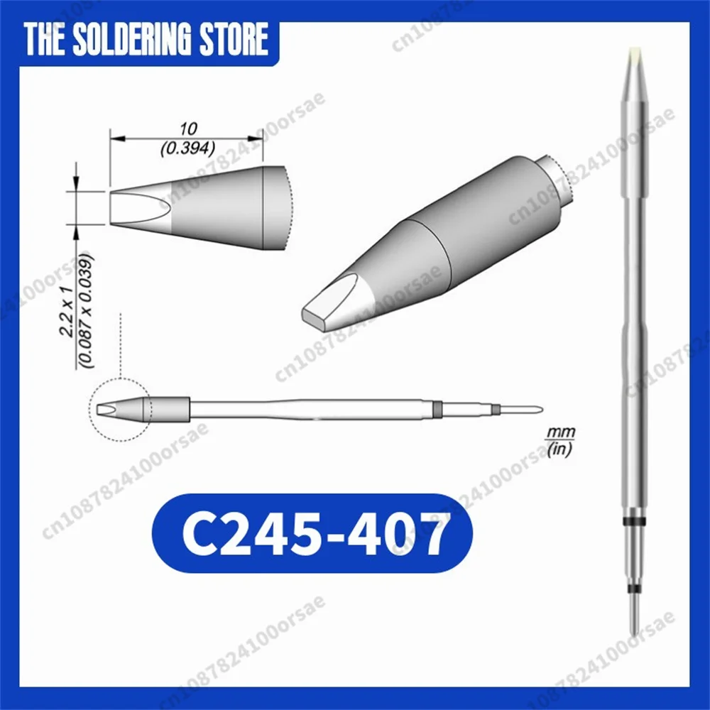 C245 407 Cartridge for JBC SUGON AIFEN A9/A9pro T245 Soldering Handle, жало C245 Tip Replacement Accessory Tool