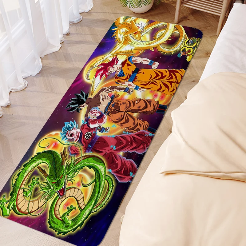 Bathroom Carpet for Bedroom A-Dragon Balls Entrance Door Doormat Veranda Floor Mat Bathmat Anime Washable Non-slip Kitchen Rug