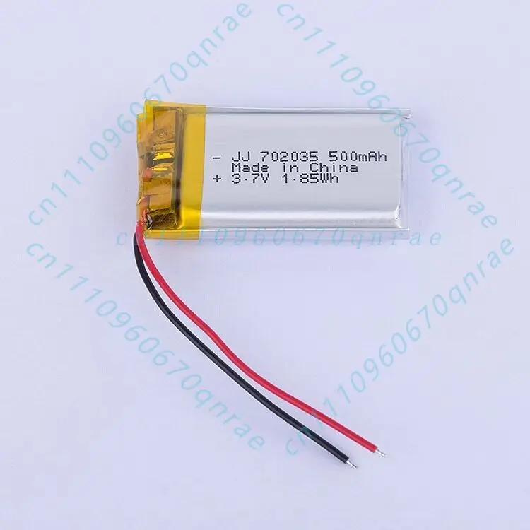 702035 polymer lithium battery 500mah3.7V for navigator alarm walkie-talkie positioner lithium battery