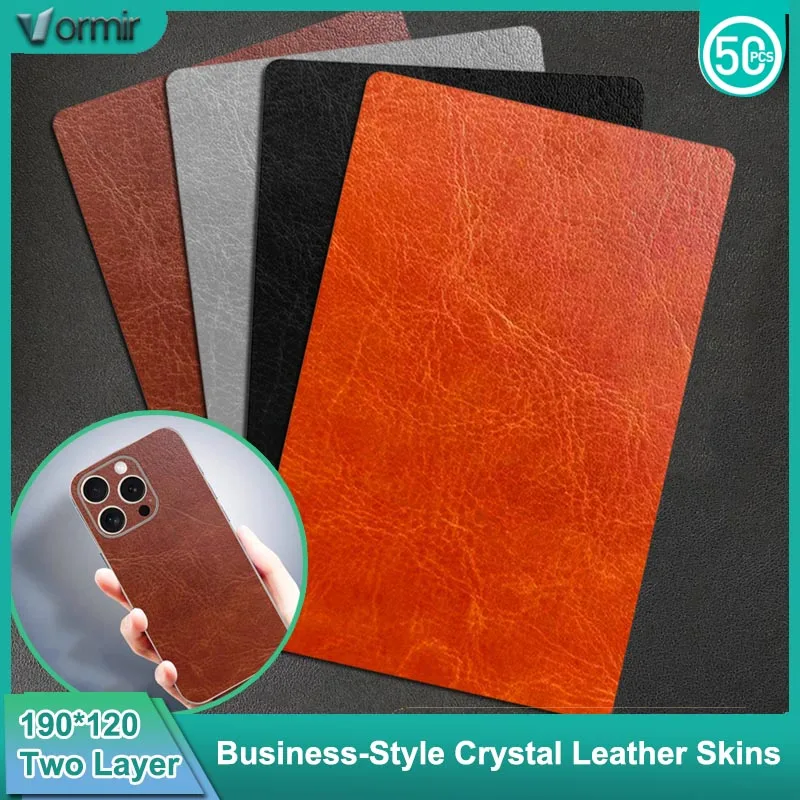 

VORMIR 20 шт., однотонные хрустальные кожаные наклейки для украшения кожи телефона для резки, задняя задняя пленка для магазина аксессуаров для телефонов