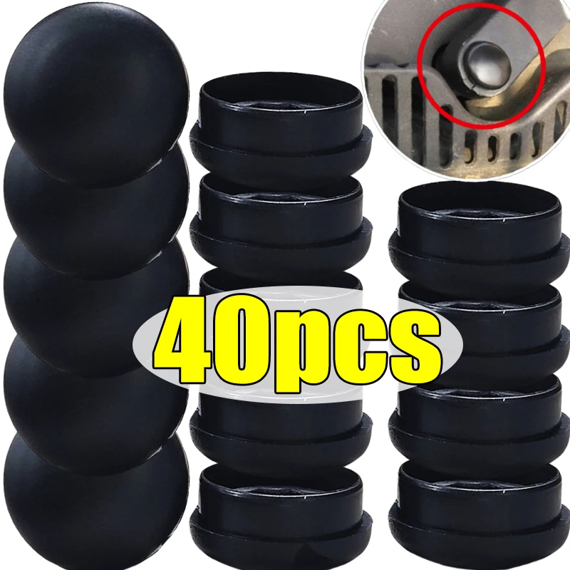 Car Wiper Arm Nut Cover Wiper Pivot Cap Clip Fix Cover Windshield Wiper Replacement Parts for Car Truck Accessories 4-40PCS