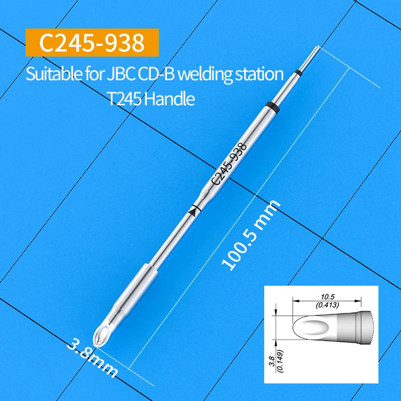 C245 Lötspitze C245-067 758 760 762 785 790 259 938 für JBC T245 Lötstation Reparatur Handy PCB SMD Werkzeuge – Detail 17
