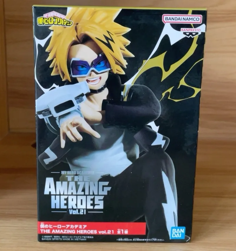 Original  Bandai My Hero Academia Kaminari Denki PVC Action Figures Collect Ornaments Figure Model Toys Birthday Gift 15cm