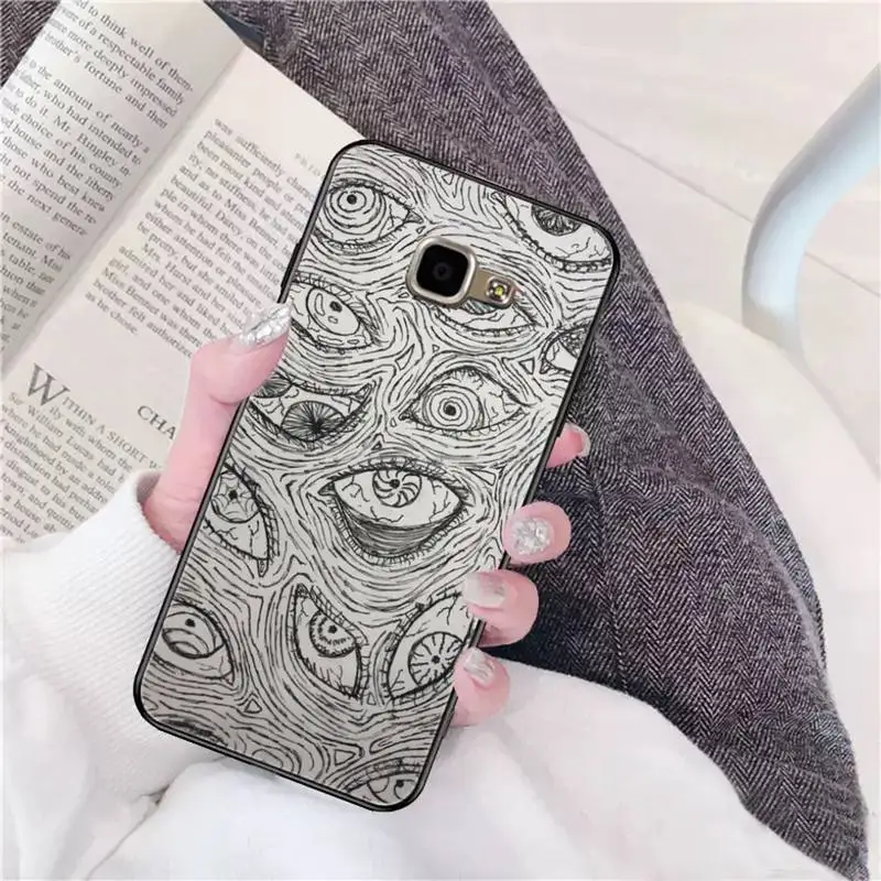 Scary Face Eyes Smiley Phone Case for Samsung A51 01 50 71 21S 70 10 31 40 30 20E 11 A7 2018