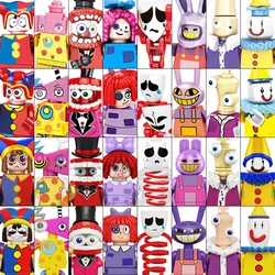 RT046-053 The Amazing Digital Circus Anime Figures Building Block Set Cute Cartoon Toys for Kids Birthday Gifts