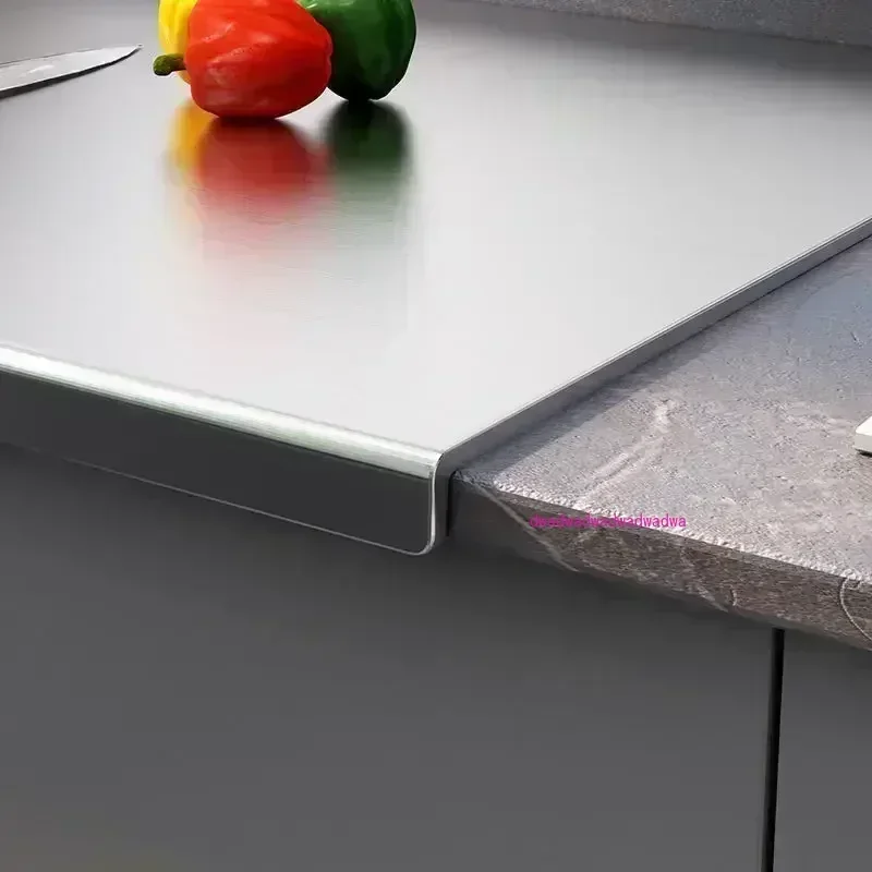 316 stainless steel panel and chopping board, kitchen household thickened double sided extra large kneaded surface cutting board