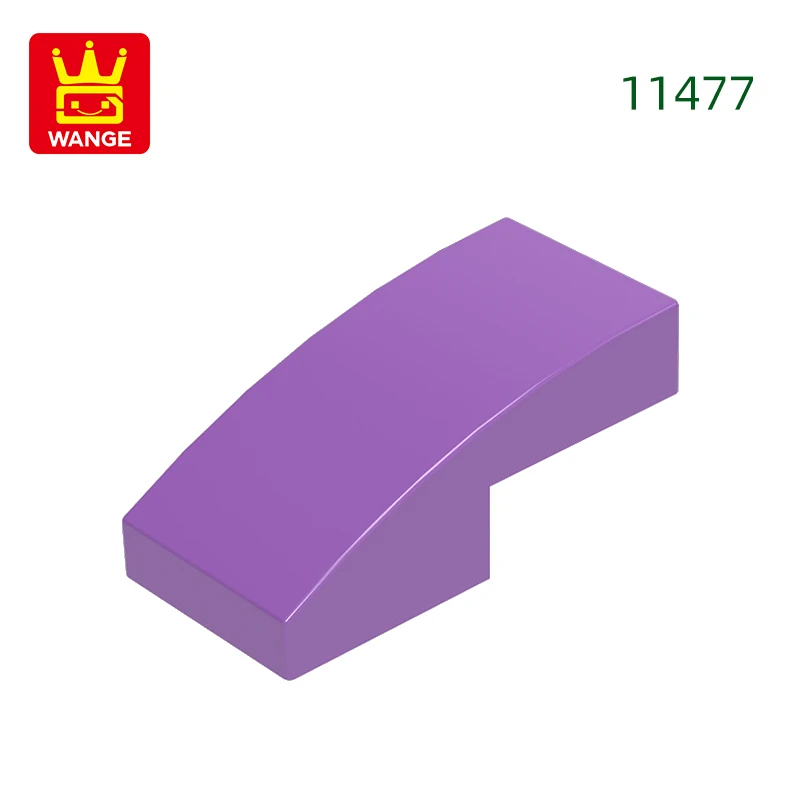 Wange 310 stks/partij 11477 Helling Gebogen 2x1x2/3 Blok Moc Kleur Accessoires Compatibel met Baksteen DIY kinderen Speelgoed Montage Onderdelen - afbeelding 1