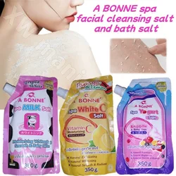 A BONNE Spa Bath Salt Face Salt Whole Body Exfoliating Exfoliating Smoothing Moisturizing and Brightening Shower Gel 350g