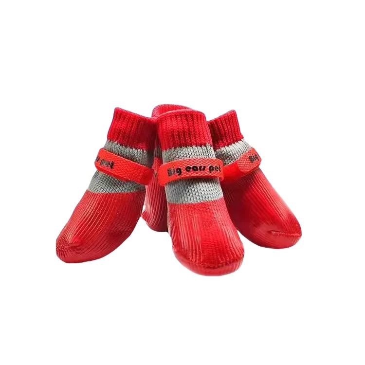 Pet Dog Shoes For Small Medium Dogs Outdoor Walking Socks Winter Pet Shoes Warm Waterproof Dog Accessories Anti-slip Sport Boots