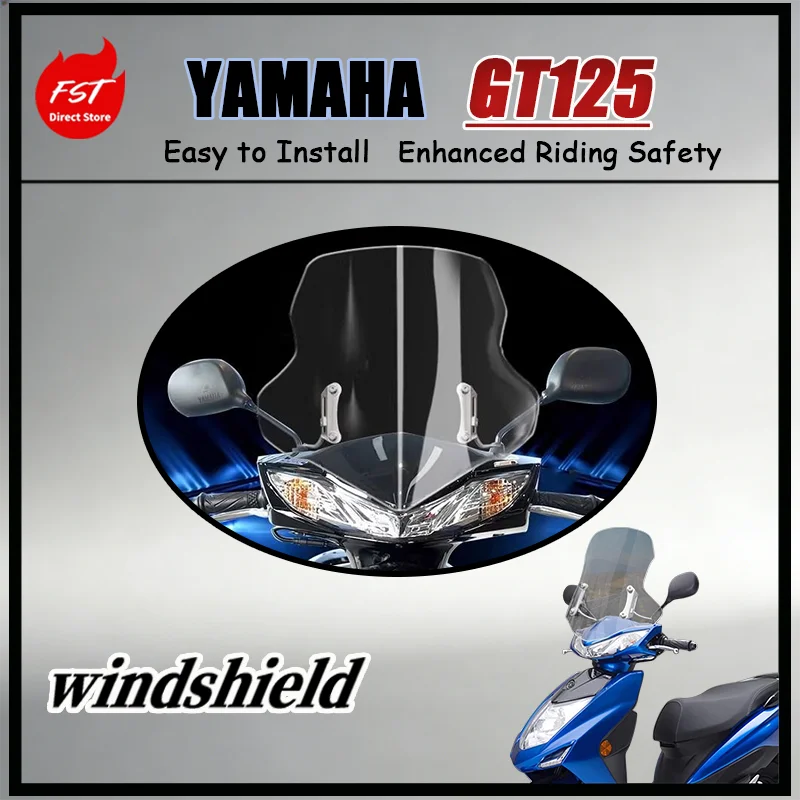 

FOR Flexible Adjustment Front Windshield for Cygnus GT125 - Reinforced Impact-Resistant Material for Long Service Life