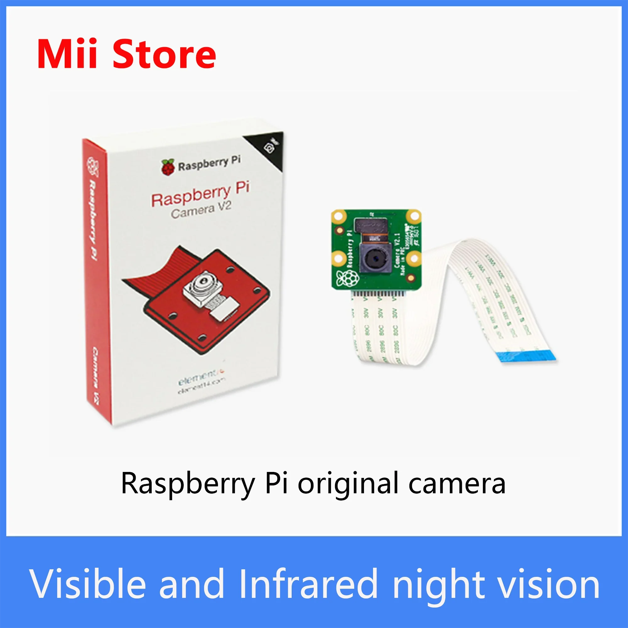 MiiBestODOfficial Raspberry pi camera V2 Noir 8 million pixels case