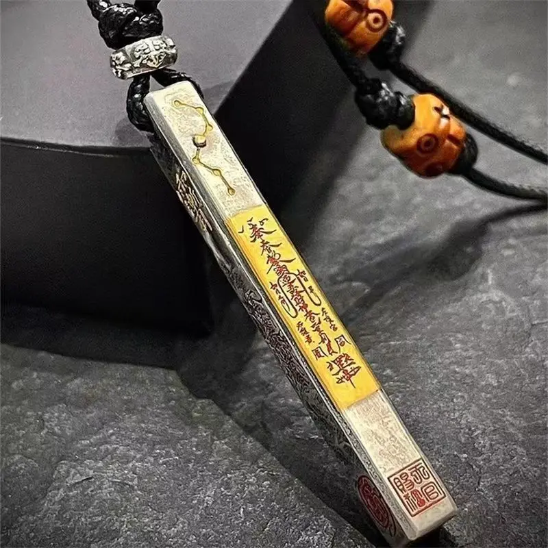 

Five-way God of Wealth Pendant Fortune Lucky for Men and Women Lucky Way Youth High-end Necklace Retro Chinese Style Accessories