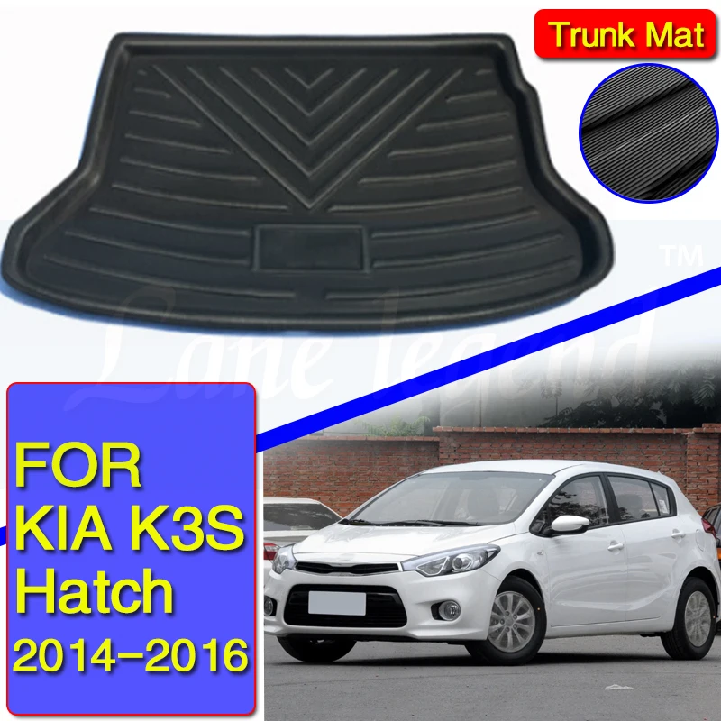 

Rear Trunk Liner Cargo Boot Mat For KIA K3s K3 S Hatchback 2014 2015 2016 Floor Tray Protector Carpet Mud Kick Pad