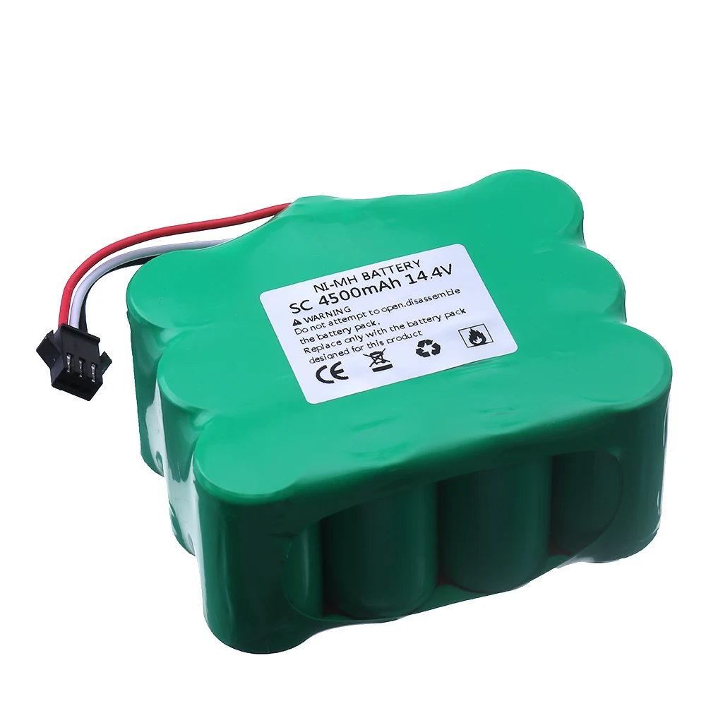 14.4V Ni-MH battery pack SM-3P plug SC 4500mAH sweeping robot battery for KV8 XR210 XR510 XR210A XR210B XR210C XR510A XR510B