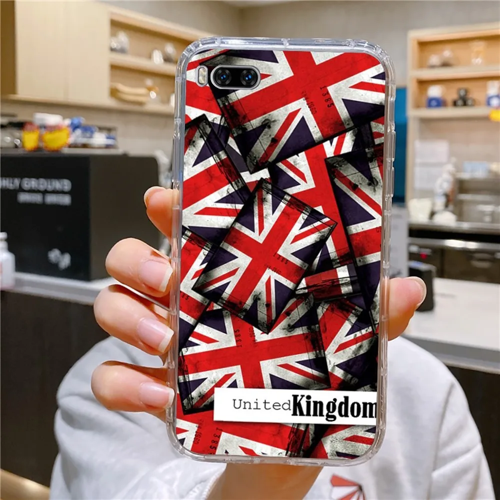 England B-British Uk F-Flag Phone Case For Huawei Mate P10 P20 P30 P40 P50 Smart Z Honor 50 60 70 Pro Lite Transparent Case