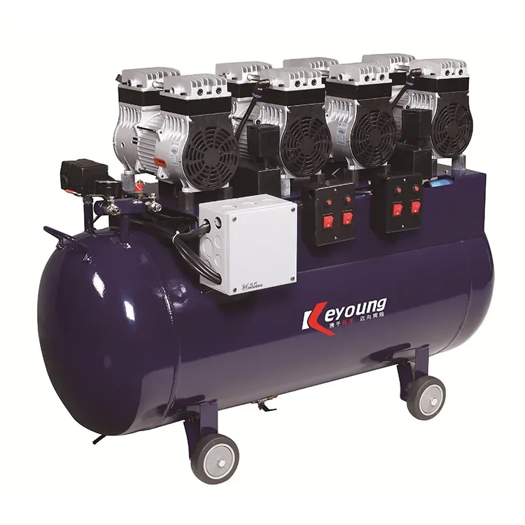 

Heavy du ty Commercial Medical den tal Unit 3360W 128 Litre Silent High Pressure Air Compressor For Sale