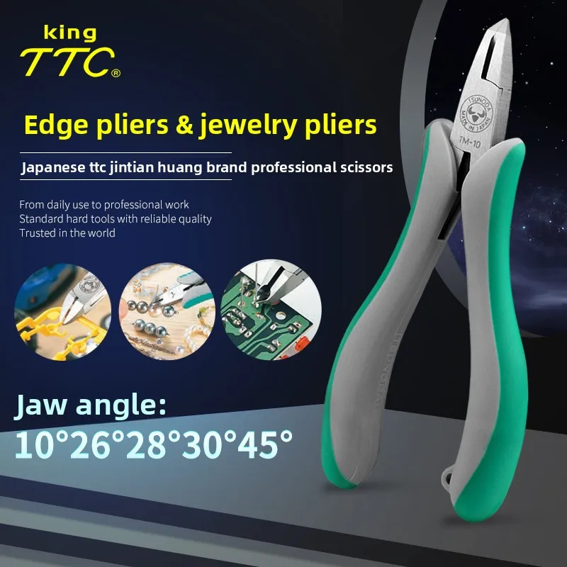 Japan TTC Kakuta TM-01 02 10 15 16 Model Sprue Cutters Diagonal Cutters Needle Nose Pliers Smooth Operation for Model Building