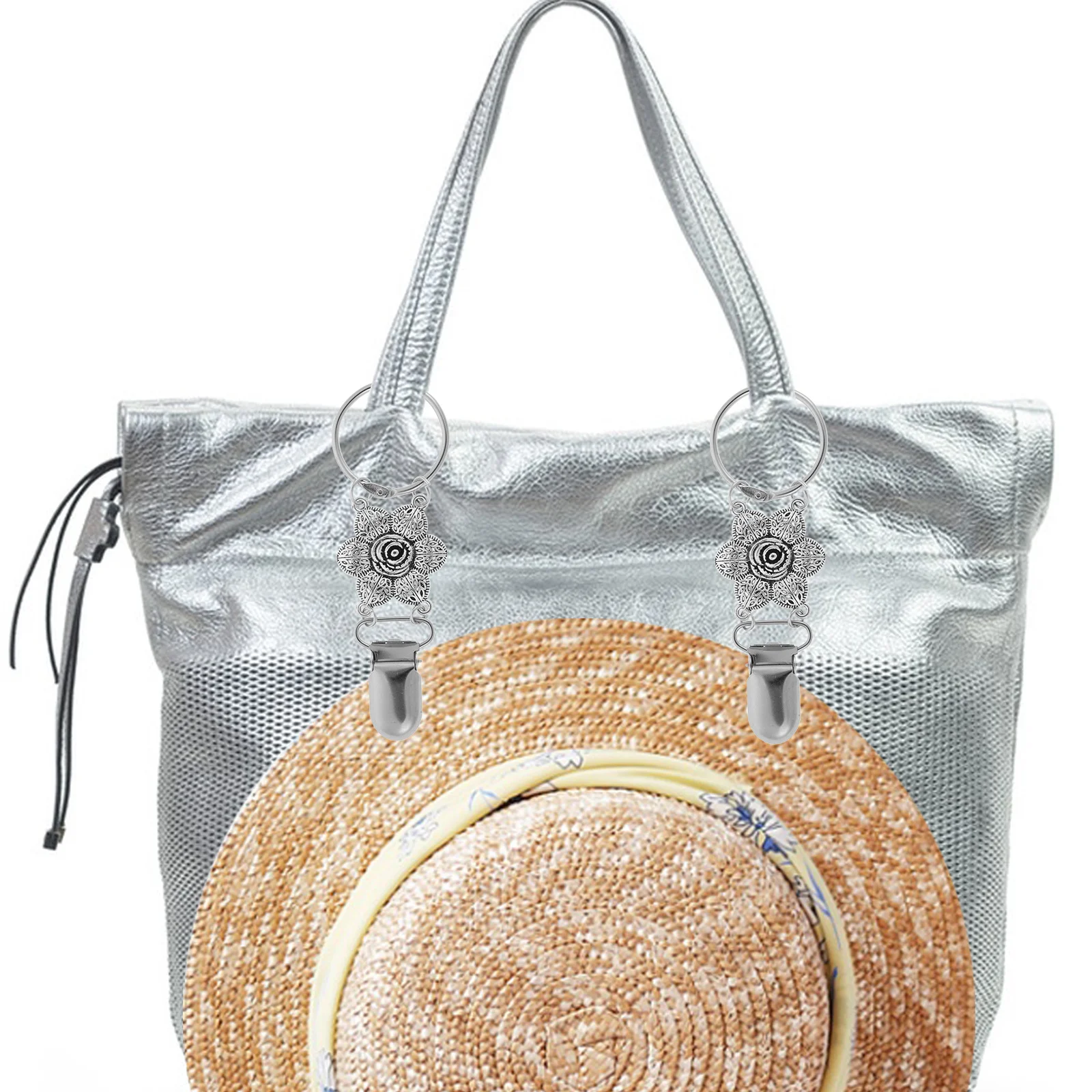 

Travel Hat Clips Handbag Mitten Clips Hat Holder for Outdoor Activities Stylish Backpack Caps Holder Travel Caps Clip