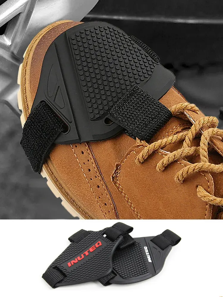 Borracha Motocicleta Shift Pad, Moto Anti-Slip Gear Shoes Cover, Moto Botas Shifter Guards Protector