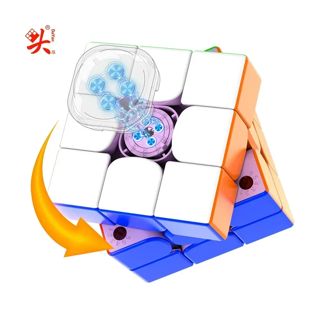 [Picube] DaYan ZhanChi V5 3x3 Cubo Magnético Cubos Mágicos 3x3x3 Quebra-cabeças Cubos de Velocidade Brinquedos Educativos Quebra-cabeças Cubo Mágico Fidget