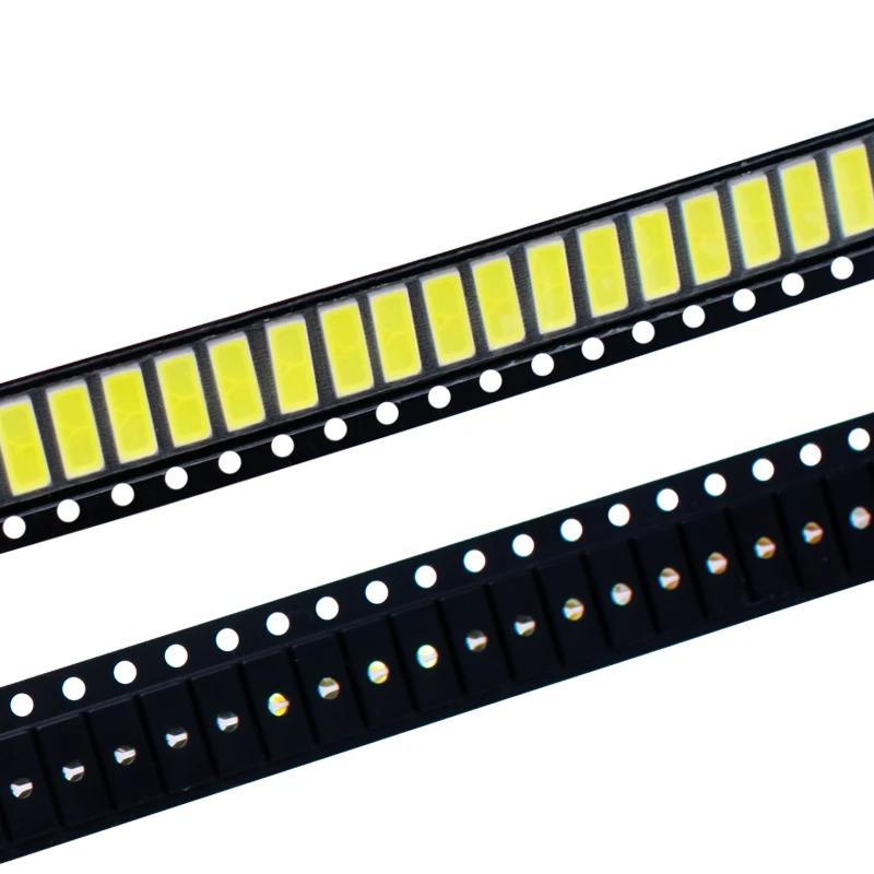 50-100PCS For LG Innotek LED LED Backlight 1W 7030 6V Cool white TV Application smd 7030 led cold white 100-110lm 7.0*3.0*0.8mm